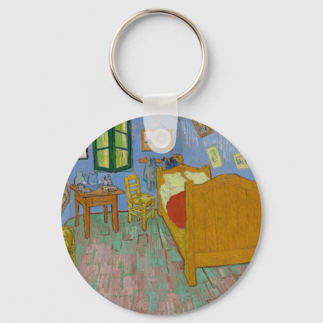 Chaveiro Quadro do Quarto de Vincent Van Gogh (Frente)