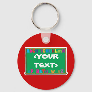 Chaveiro Quadro Negro Personalizável,<YOURTEXT>
