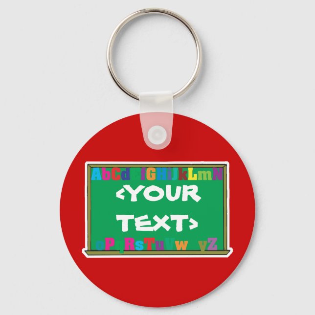 Chaveiro Quadro Personalizável,<YOURTEXT> (Frente)