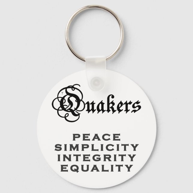 Chaveiro Quaker Motto (Frente)