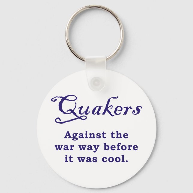 Chaveiro Quakers - Guerra (Frente)