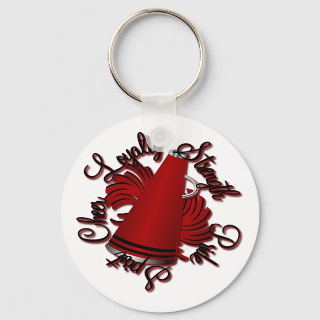 Chaveiro Qualidades Negras e Vermelhas Cheias (Frente)