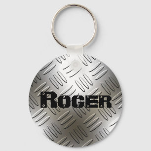 Chaveiro Qualquer Nome Na Placa De Diamante Metálico Chavei