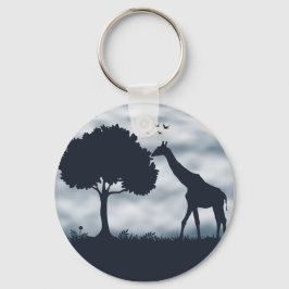 Chaveiro Quando a Lua sussurra para a Girafa