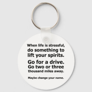 Chaveiro Quando a vida é estressante