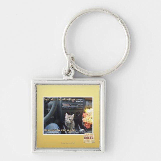 Chaveiro Quando as flores não forem bastante (Frente)