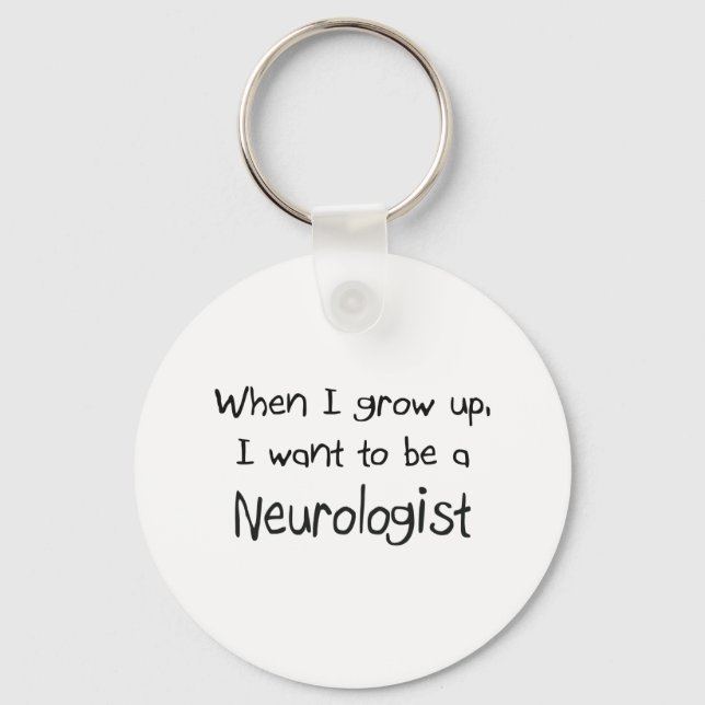 Chaveiro Quando crescer, quero ser um Neurologista (Frente)