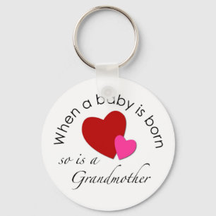 Chaveiro Quando um bebê é nascer, a avó também