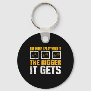 Chaveiro Quanto mais eu brinco com ele maior ganha Gym Mus