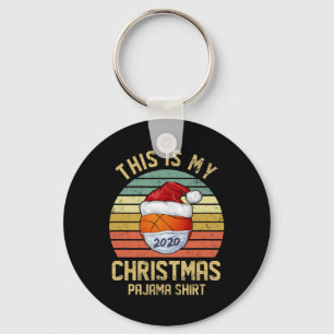Chaveiro Quarentena de Camisas de Natal Feliz Basquete