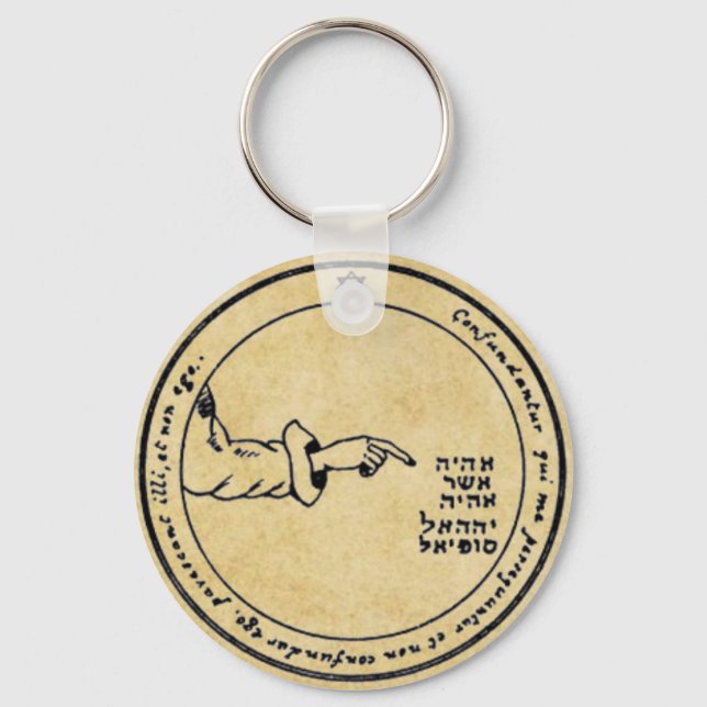 Chaveiro Quarto Pentáculo da Lua (Frente)