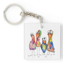 Quatro Aves Células E Quentes