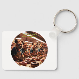 Chaveiro Quatro Hienas Entram Em Uma Padaria...