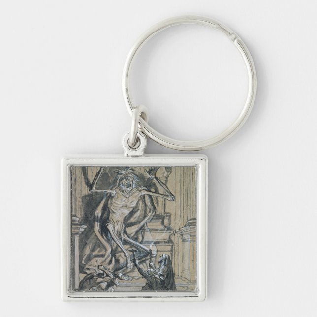 Chaveiro Quatro ladrões graves despertam um fantasma (Frente)