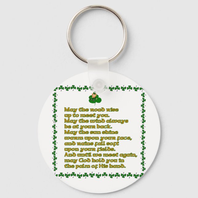 Chaveiro Que a estrada suba para te conhecer. (Frente)