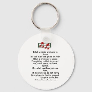 Chaveiro Que Amigo temos em Jesus