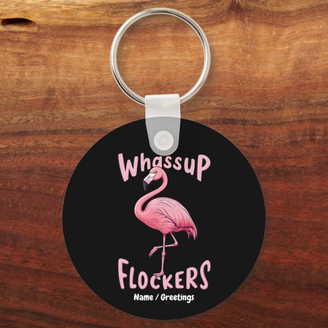 Chaveiro Que Bloqueadores Flamingo Design A Flincríveis (Frente)
