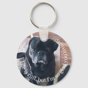 Chaveiro Que bom que você está na minha foto personalizável