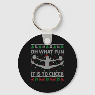 Chaveiro Que Diversão É Torcer Para o Feio Cheerleading Chr