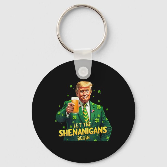 Chaveiro Que Os Shenanigans Comecem A Rua Engraçada Patrick (Frente)