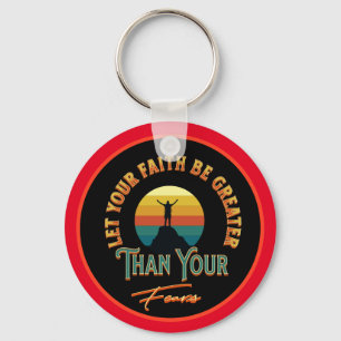 Chaveiro Que Sua Fé Seja Maior Que Seus Medos