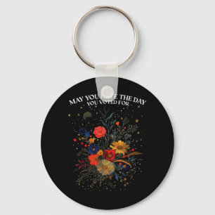 Chaveiro Que Tenha O Dia Em Que Votou Para Floral Boho