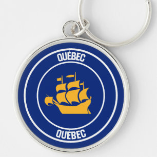 Chaveiro Quebec City Round Emblem