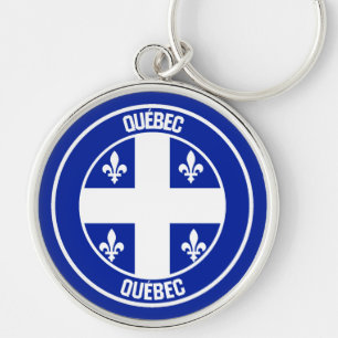 Chaveiro Quebec Round Emblem