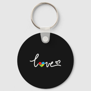 Chaveiro Quebra-cabeça de Amor Ofertas de Consciência do Au