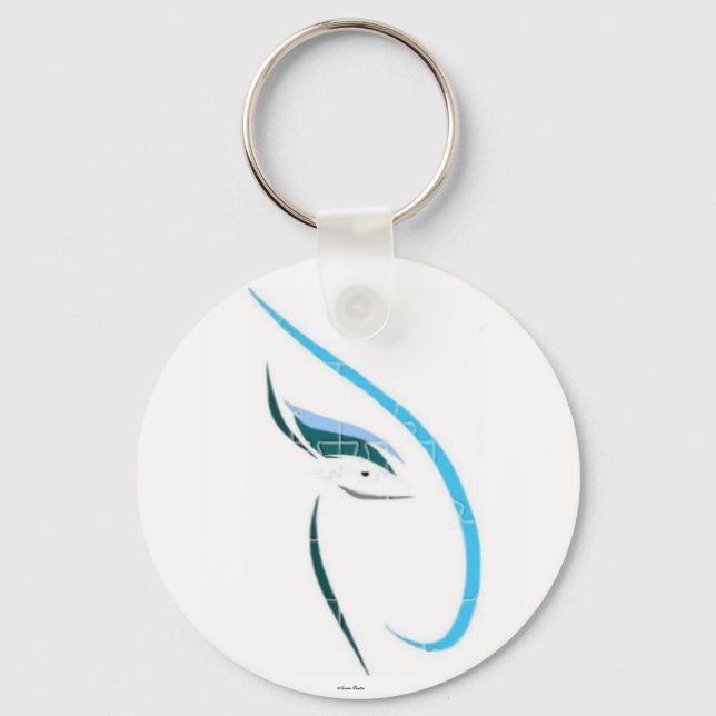 Chaveiro Quebra-cabeça de moda (Frente)