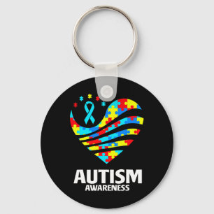Chaveiro Quebra-cabeça de Sensibilização do Autismo Mundial