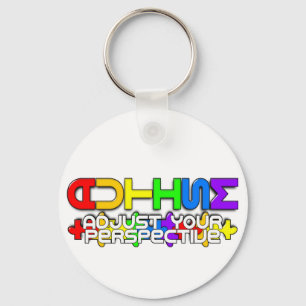Chaveiro Quebra-cabeça do autismo do arco-íris