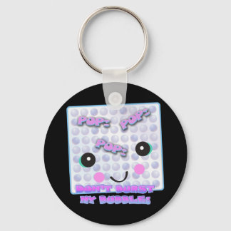 Chaveiro Quebra de Bolha de Kawaii Cute