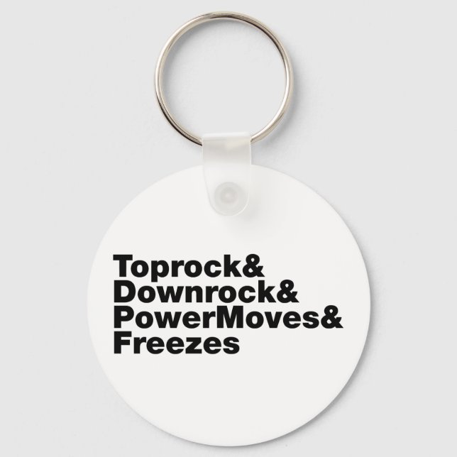 Chaveiro Quebrando Movimentos (Breakdancing) (Frente)