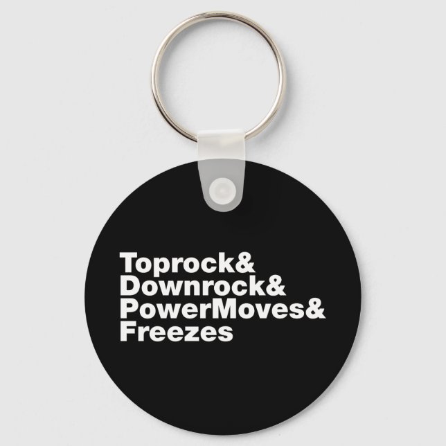 Chaveiro Quebrando Movimentos (Breakdancing) (Frente)