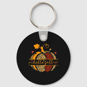 Chaveiro Queda Feliz Queda Vocês Todos Autumn Pumpkin Leopa