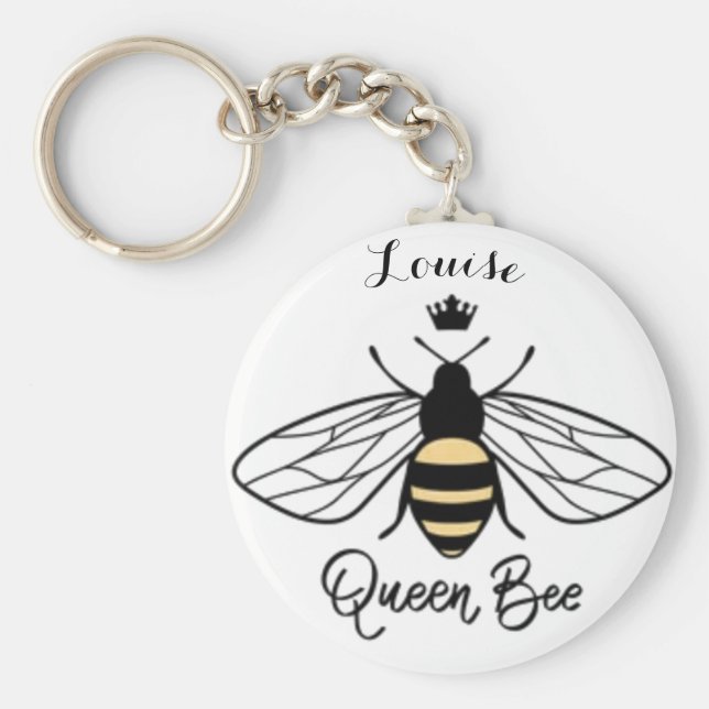 Chaveiro Queen Bee Keyring add your name. All rise   (Frente)