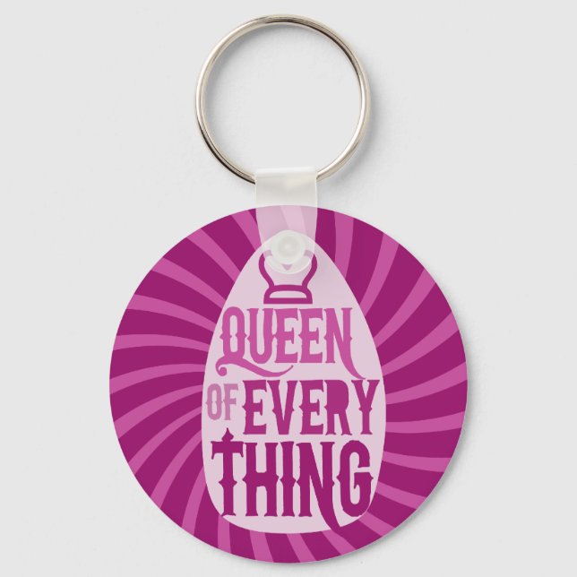 Chaveiro Queen of Everything (Frente)