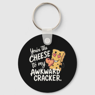 Chaveiro Queijo para o meu awkward Namorados engraçado e