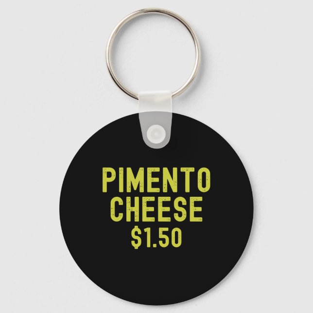 Chaveiro Queijo Pimento Golf Pai Mestre Jogadores de Golfe  (Frente)