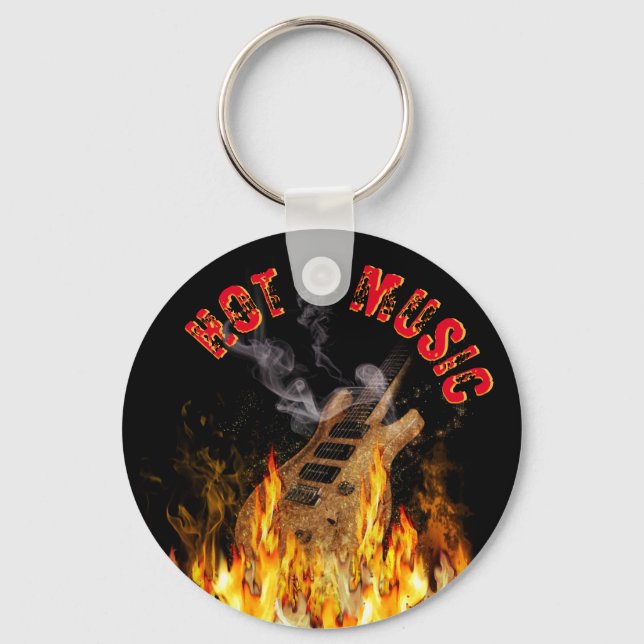 Chaveiro Queimando o violão sem o nosso texto (Frente)