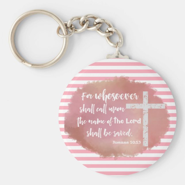 Chaveiro Quem chama a Bíblia KJV Verse (Frente)