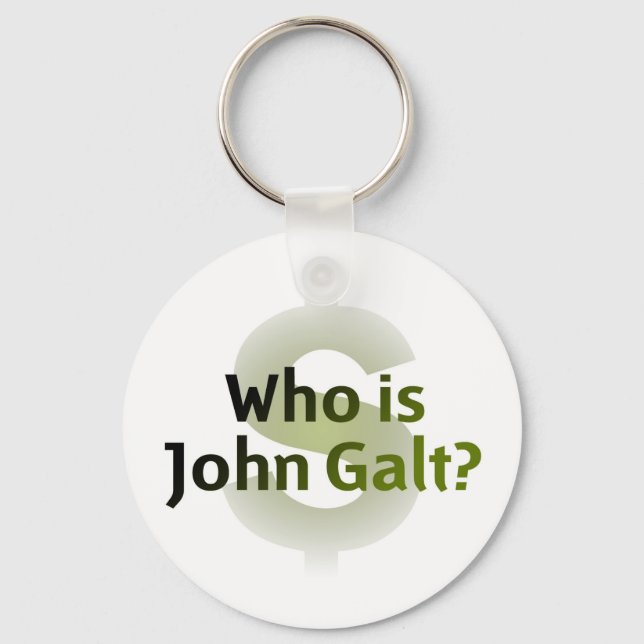 Chaveiro Quem É John Galt? Símbolo Money (Frente)