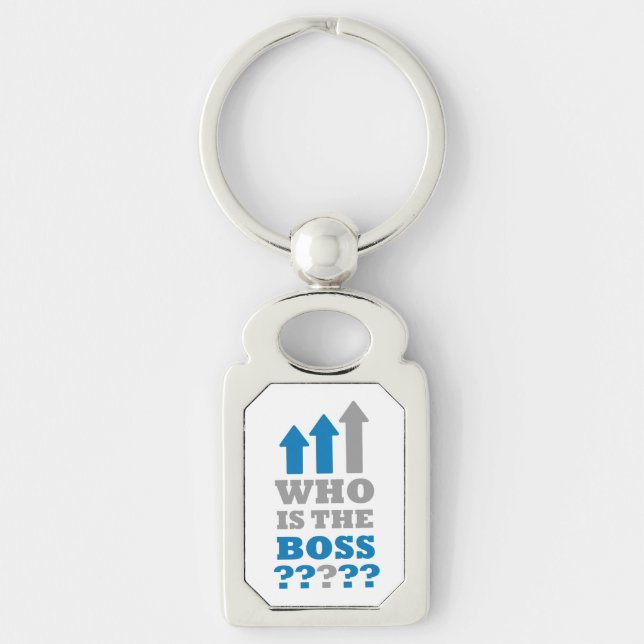 Chaveiro Quem é o chefe? (Frente)