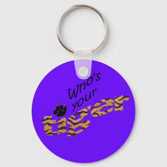 Chaveiro quem é o seu tigre (Frente)