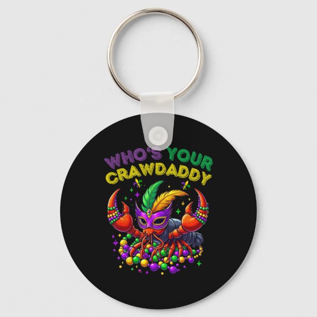 Chaveiro Quem É Seu Crawdaddy Lagostim Jester Contas Piada  (Frente)