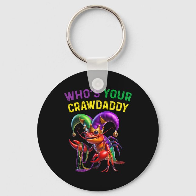 Chaveiro Quem É Seu Crawdaddy Lagostim Jester Contas Piada  (Frente)