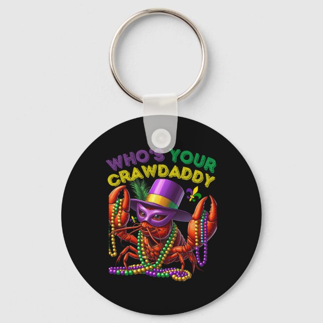 Chaveiro Quem É Seu Crawdaddy Lagostim Jester Contas Piada  (Frente)