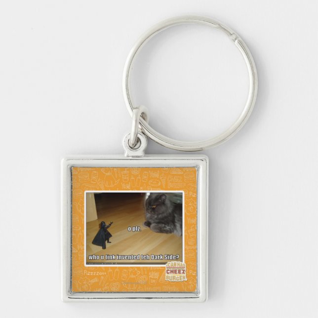 Chaveiro Quem inventou o lado escuro? (Frente)