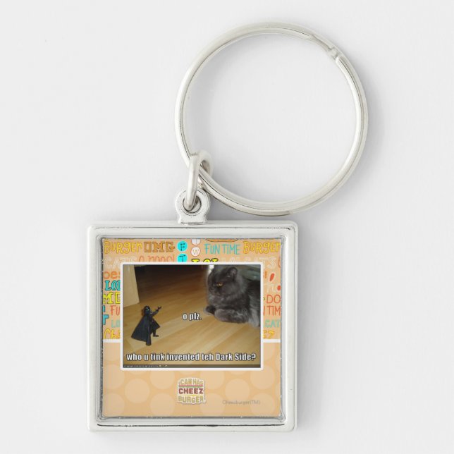 Chaveiro Quem inventou o lado escuro? (Frente)